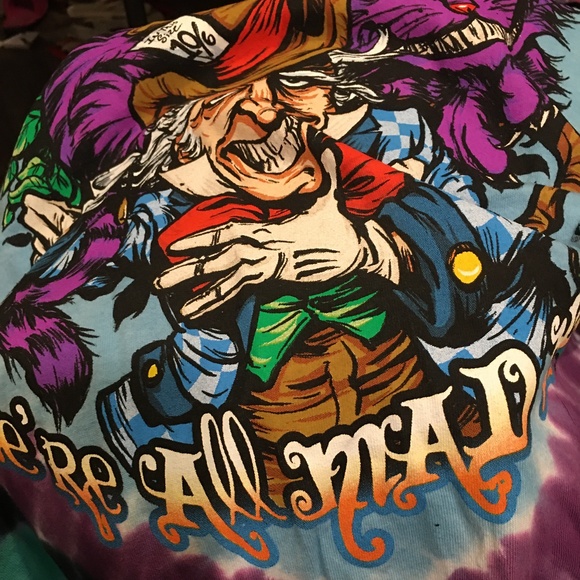 Grateful Dead Alice In Wonderland Mad Hatter XL T Shirt Box T01 - Picture 8 of 8